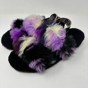 UGG Oh Yeah Magnolia Tie Dye Slippers Slides Size 9